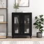 vidaXL Sideboard Schwarz 69,5x34x90 cm Holzwerkstoff vidaXL Sideboard Schwarz 69,5x34x90 cm Holzwerkstoff