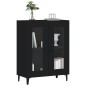 vidaXL Sideboard Schwarz 69,5x34x90 cm Holzwerkstoff vidaXL Sideboard Schwarz 69,5x34x90 cm Holzwerkstoff