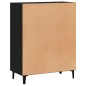 vidaXL Sideboard Schwarz 69,5x34x90 cm Holzwerkstoff vidaXL Sideboard Schwarz 69,5x34x90 cm Holzwerkstoff