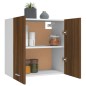 vidaXL Hängeschrank Braun Eichen-Optik 60x31x60 cm Holzwerkstoff vidaXL Hängeschrank Braun Eichen-Optik 60x31x60 cm Holzwerkstoff