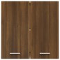 vidaXL Hängeschrank Braun Eichen-Optik 60x31x60 cm Holzwerkstoff vidaXL Hängeschrank Braun Eichen-Optik 60x31x60 cm Holzwerkstoff