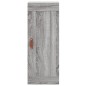 Highboard Grau Sonoma 34,5x34x180 cm Holzwerkstoff Highboard Grau Sonoma 34,5x34x180 cm Holzwerkstoff