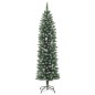 Künstlicher Weihnachtsbaum mit Ständer Schlank 180 cm PVC Künstlicher Weihnachtsbaum mit Ständer Schlank 180 cm PVC