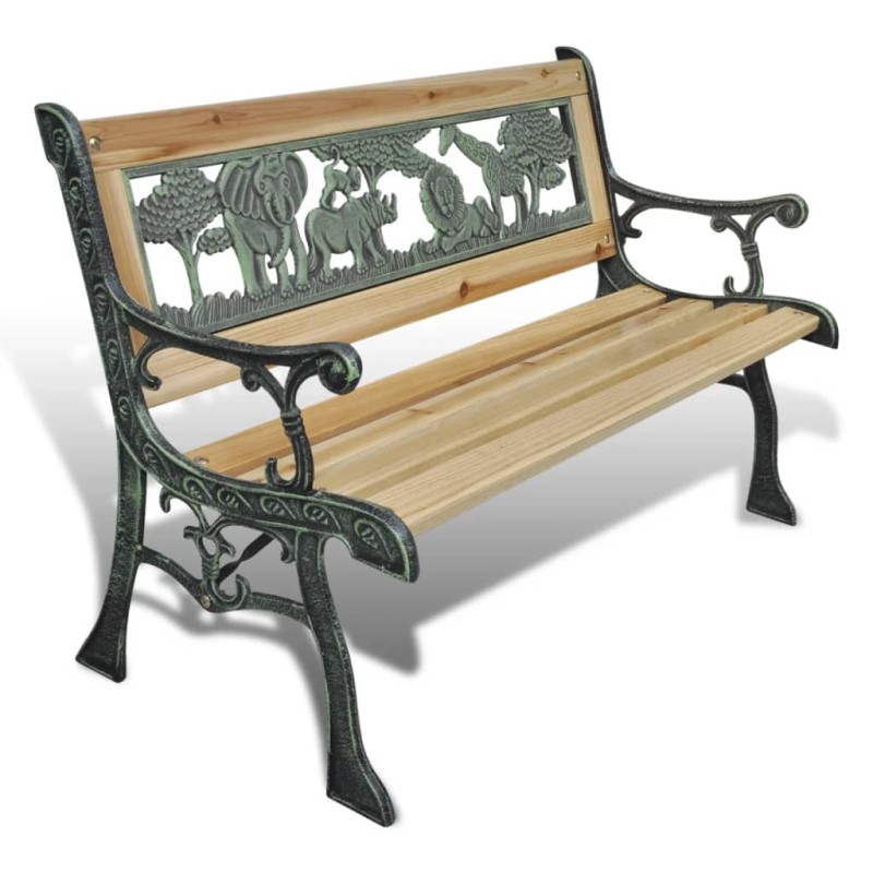 Kinder-Gartenbank 84 cm Holz Kinder-Gartenbank 84 cm Holz