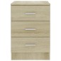 Nachttische 2 Stk. Sonoma-Eiche 38x35x56 cm Holzwerkstoff Nachttische 2 Stk. Sonoma-Eiche 38x35x56 cm Holzwerkstoff