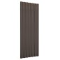 Dachpaneele 12 Stk. Pulverbeschichteter Stahl Braun 100x36 cm Dachpaneele 12 Stk. Pulverbeschichteter Stahl Braun 100x36 cm