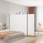 vidaXL 3-tlg. Paravent Weiß 525x180 cm Stoff vidaXL 3-tlg. Paravent Weiß 525x180 cm Stoff
