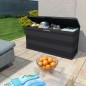 Gartenbox Schwarz 117×45×56 cm Gartenbox Schwarz 117×45×56 cm