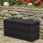 Gartenbox Schwarz 117×45×56 cm Gartenbox Schwarz 117×45×56 cm