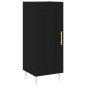 Highboard Schwarz 34,5x34x180 cm Holzwerkstoff Highboard Schwarz 34,5x34x180 cm Holzwerkstoff