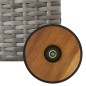 vidaXL Garten-Auflagenbox Hellgrau 120x65x61 cm Poly Rattan vidaXL Garten-Auflagenbox Hellgrau 120x65x61 cm Poly Rattan