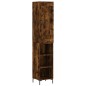vidaXL Highboard Räuchereiche 34,5x34x180 cm Holzwerkstoff vidaXL Highboard Räuchereiche 34,5x34x180 cm Holzwerkstoff