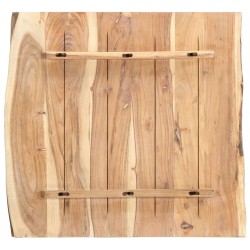 vidaXL Tischplatte Massivholz Akazie 58x(50-60)x3,8 cm 
