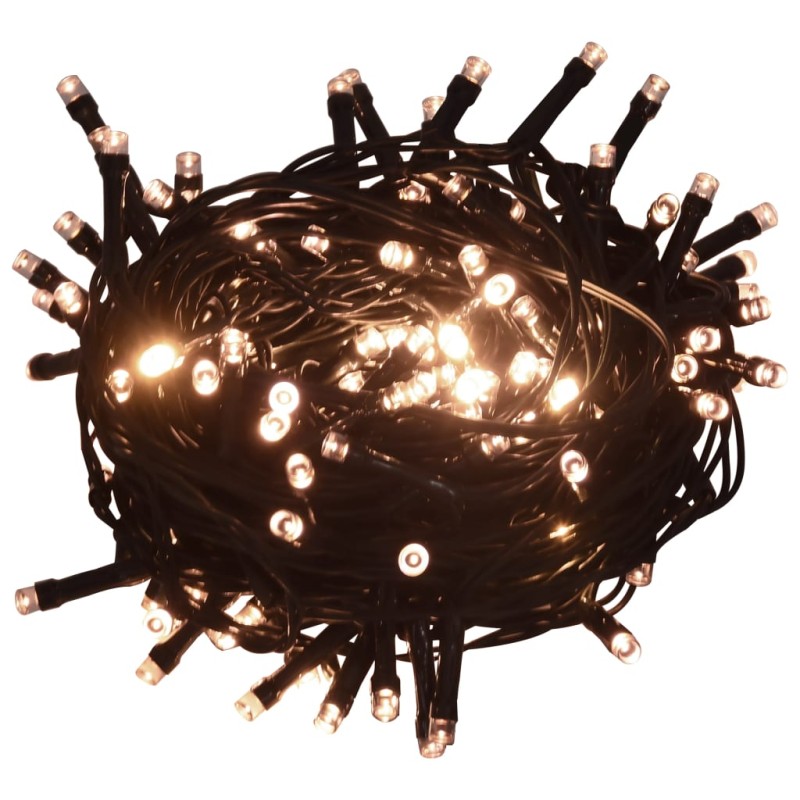 Lichterkette mit 1000 LEDs 100 m 8 Lichteffekte IP44 Warmweiß Lichterkette mit 1000 LEDs 100 m 8 Lichteffekte IP44 Warmweiß