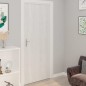 Selbstklebende Türfolien 2 Stk. Weißes Holz 210 x 90 cm PVC Selbstklebende Türfolien 2 Stk. Weißes Holz 210 x 90 cm PVC