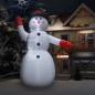 vidaXL Aufblasbarer Schneemann mit LED zu Weihnachten IP44 600 cm XXL vidaXL Aufblasbarer Schneemann mit LED zu Weihnachten IP44 600 cm XXL