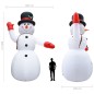 vidaXL Aufblasbarer Schneemann mit LED zu Weihnachten IP44 600 cm XXL vidaXL Aufblasbarer Schneemann mit LED zu Weihnachten IP44 600 cm XXL