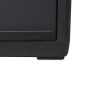 Gartenschrank mit 1 Regal Schwarz Gartenschrank mit 1 Regal Schwarz