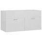Waschbeckenunterschrank Hochglanz-Weiß 90x38,5x46cm Waschbeckenunterschrank Hochglanz-Weiß 90x38,5x46cm