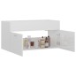 Waschbeckenunterschrank Hochglanz-Weiß 90x38,5x46cm Waschbeckenunterschrank Hochglanz-Weiß 90x38,5x46cm