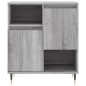 Sideboards 3 Stk. Grau Sonoma Holzwerkstoff Sideboards 3 Stk. Grau Sonoma Holzwerkstoff