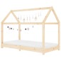 Kinder-Bettgestell Massivholz Kiefer 70 x 140 cm Kinder-Bettgestell Massivholz Kiefer 70 x 140 cm