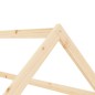 Kinder-Bettgestell Massivholz Kiefer 70 x 140 cm Kinder-Bettgestell Massivholz Kiefer 70 x 140 cm