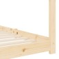 Kinder-Bettgestell Massivholz Kiefer 70 x 140 cm Kinder-Bettgestell Massivholz Kiefer 70 x 140 cm