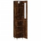 vidaXL Highboard Räuchereiche 34,5x34x180 cm Holzwerkstoff vidaXL Highboard Räuchereiche 34,5x34x180 cm Holzwerkstoff