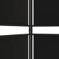 5-tlg. Paravent Schwarz 250x220 cm Stoff 5-tlg. Paravent Schwarz 250x220 cm Stoff