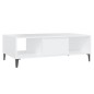 vidaXL Couchtisch Weiß 103,5x60x35 cm Holzwerkstoff vidaXL Couchtisch Weiß 103,5x60x35 cm Holzwerkstoff