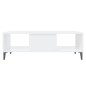 vidaXL Couchtisch Weiß 103,5x60x35 cm Holzwerkstoff vidaXL Couchtisch Weiß 103,5x60x35 cm Holzwerkstoff