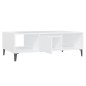 vidaXL Couchtisch Weiß 103,5x60x35 cm Holzwerkstoff vidaXL Couchtisch Weiß 103,5x60x35 cm Holzwerkstoff
