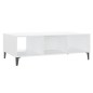 vidaXL Couchtisch Weiß 103,5x60x35 cm Holzwerkstoff vidaXL Couchtisch Weiß 103,5x60x35 cm Holzwerkstoff
