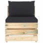 5-tlg. Garten-Lounge-Set mit Kissen Grün Imprägniertes Holz 5-tlg. Garten-Lounge-Set mit Kissen Grün Imprägniertes Holz