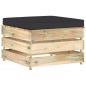 5-tlg. Garten-Lounge-Set mit Kissen Grün Imprägniertes Holz 5-tlg. Garten-Lounge-Set mit Kissen Grün Imprägniertes Holz