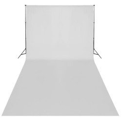 Fotohintergrund Baumwolle Weiß 600 x 300 cm