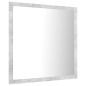 LED-Badspiegel Betongrau 40x8,5x37 cm Acryl LED-Badspiegel Betongrau 40x8,5x37 cm Acryl