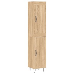 Highboard Sonoma-Eiche 34,5x34x180 cm Holzwerkstoff