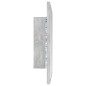 LED-Badspiegel Betongrau 40x8,5x37 cm Acryl LED-Badspiegel Betongrau 40x8,5x37 cm Acryl