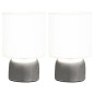Tischlampen 2 Stk. Touch-Sensor Weiß E14 Tischlampen 2 Stk. Touch-Sensor Weiß E14