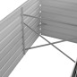 Garten-Hochbeet Anthrazit 320 x 80 x 77 cm Verzinkter Stahl Garten-Hochbeet Anthrazit 320 x 80 x 77 cm Verzinkter Stahl