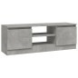 vidaXL TV-Schrank mit Tür Betongrau 102x30x36 cm vidaXL TV-Schrank mit Tür Betongrau 102x30x36 cm