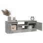 vidaXL TV-Schrank mit Tür Betongrau 102x30x36 cm vidaXL TV-Schrank mit Tür Betongrau 102x30x36 cm