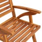 vidaXL Gartenstühle 3 Stk. Massivholz Akazie vidaXL Gartenstühle 3 Stk. Massivholz Akazie