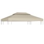 Pavillon-Dachplane Ersatzdach 310 g/m² Beige 3×4 m Pavillon-Dachplane Ersatzdach 310 g/m² Beige 3×4 m