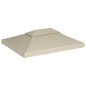 Pavillon-Dachplane Ersatzdach 310 g/m² Beige 3×4 m Pavillon-Dachplane Ersatzdach 310 g/m² Beige 3×4 m