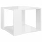 Couchtisch Hochglanz-Weiß 40x40x30 cm Holzwerkstoff Couchtisch Hochglanz-Weiß 40x40x30 cm Holzwerkstoff