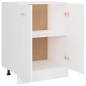 Unterschrank Weiß 60x46x81,5 cm Holzwerkstoff Unterschrank Weiß 60x46x81,5 cm Holzwerkstoff