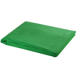 vidaXL Fotohintergrund Baumwolle Grün 500 x 300 cm Chroma-Key